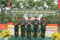 Gắn huấn luyện với rèn luyện bản lĩnh, tác phong cho chiến sĩ mới
